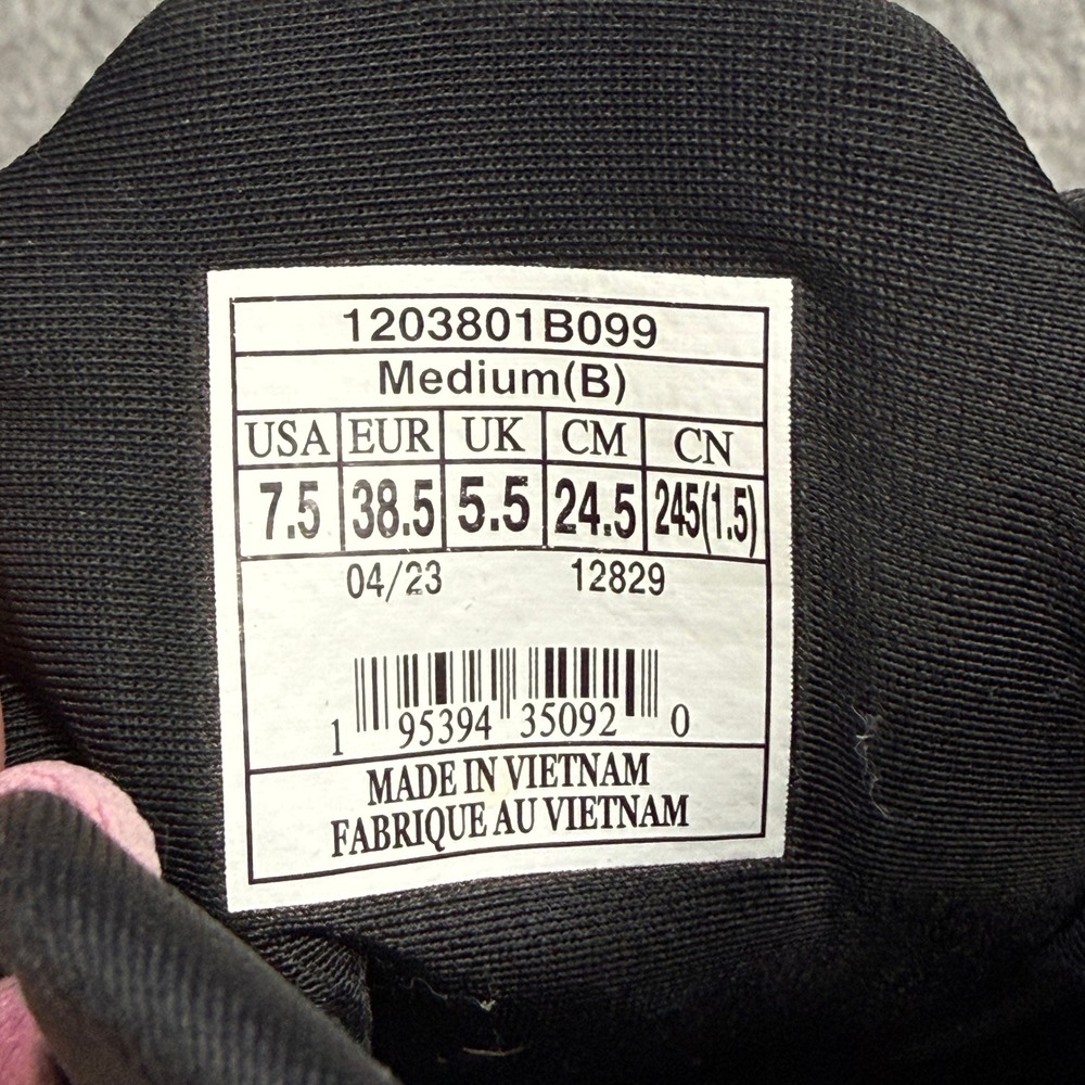 Brooks Ghost 15 Women Shoes Size 7.5 Black Pink Blue Running Sneaker 1203801B099 - Picture 9 of 10
